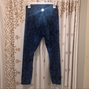 Snakeskin Lulu Lemon leggings